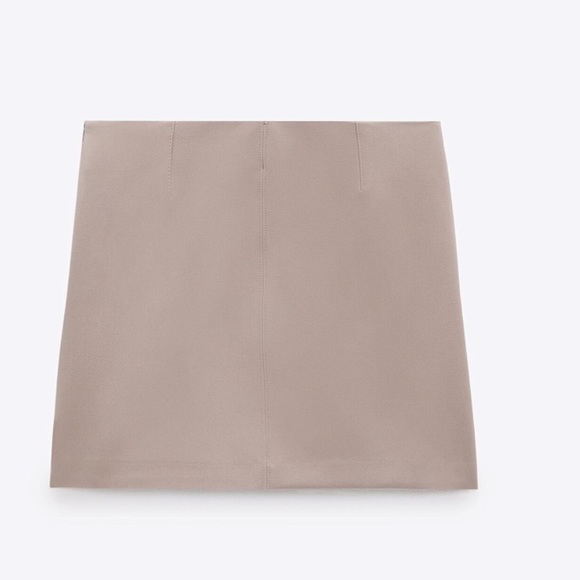 ZARA 2 Piece Cropped Blazer + Mini Skirt Wth Slit - Picture 11 of 12